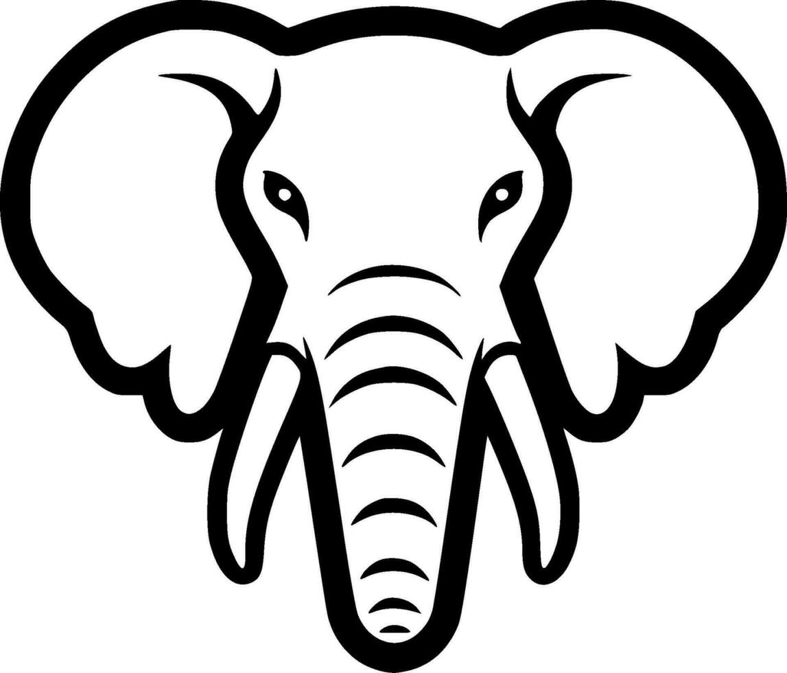 elefante - alto calidad vector logo - vector ilustración ideal para camiseta gráfico