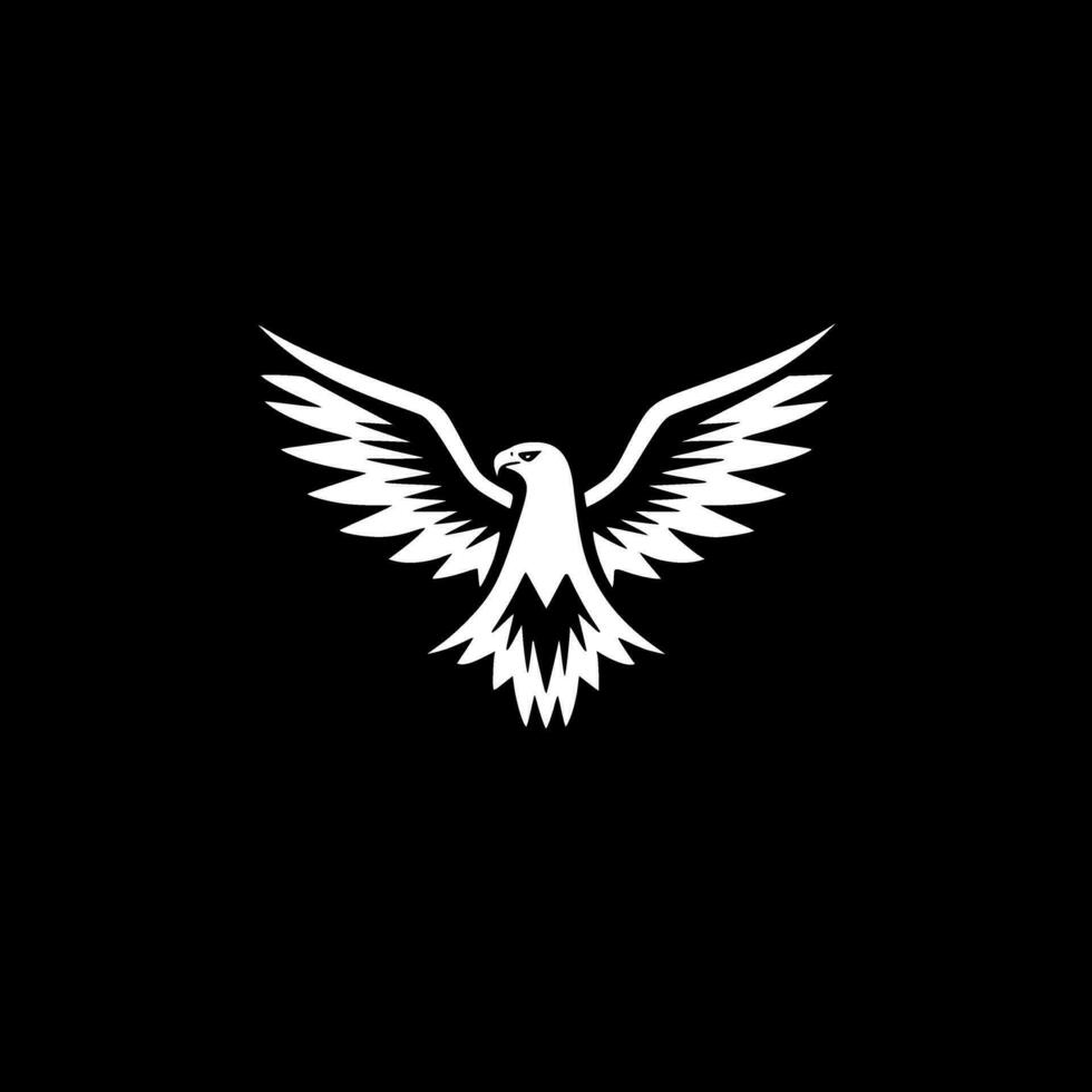 Eagle - Minimalist and Flat Logo - Vector illustration