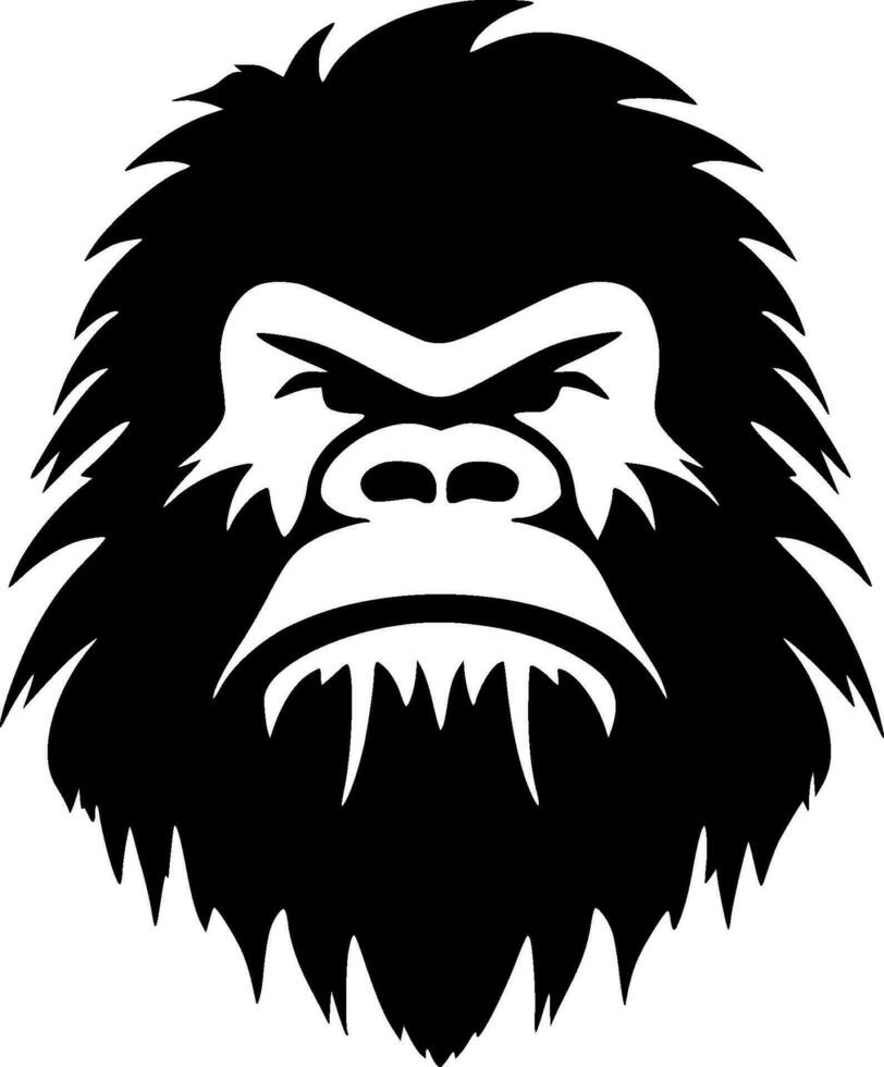 Bigfoot - Minimalist and Flat Logo - Vector illustration