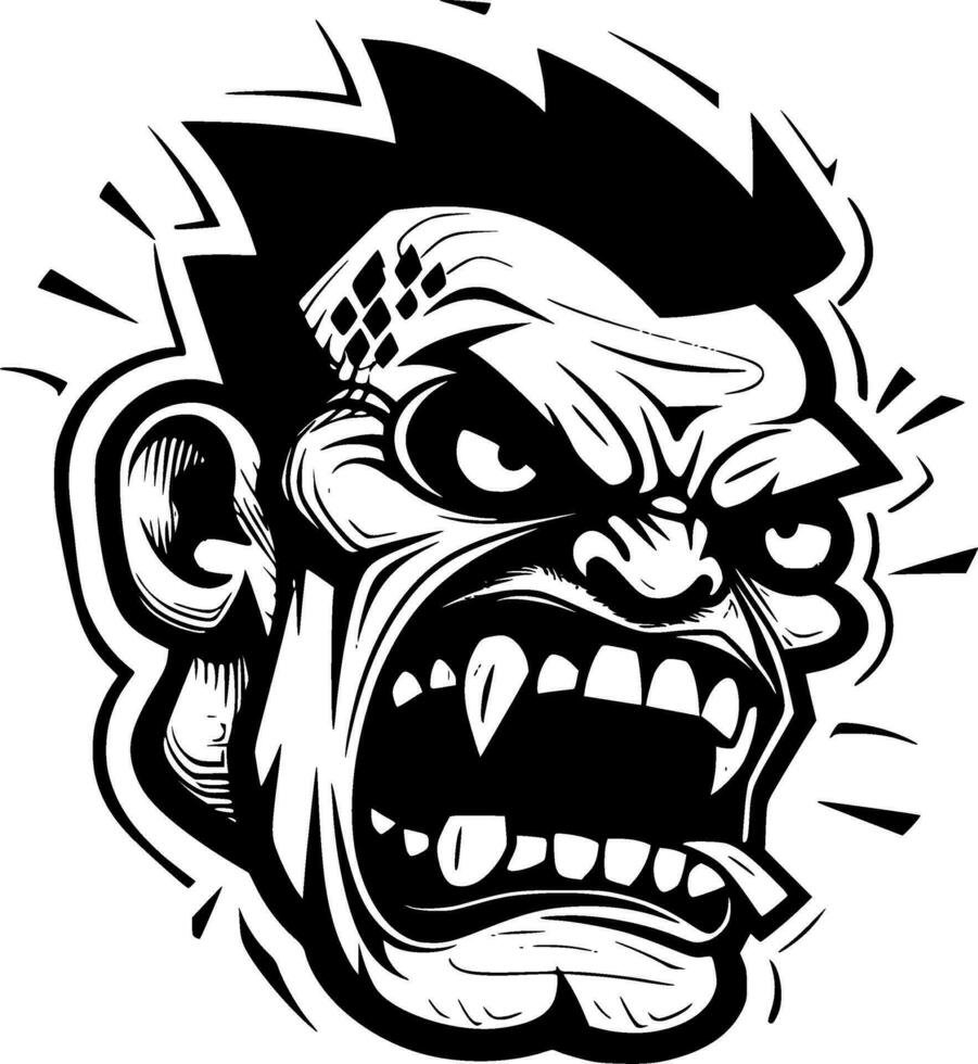 Zombie - High Quality Vector Logo - Vector illustration ideal for T-shirt graphic
