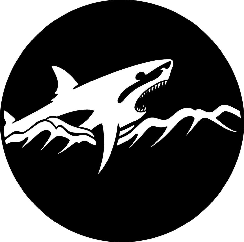 Shark - High Quality Vector Logo - Vector illustration ideal for T-shirt graphic