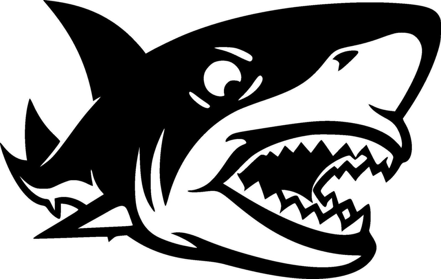 Shark - High Quality Vector Logo - Vector illustration ideal for T-shirt graphic