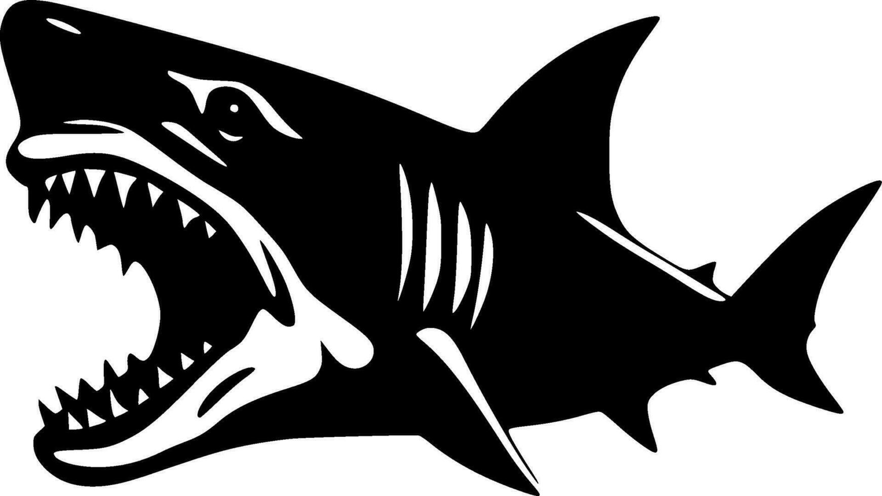 Shark - High Quality Vector Logo - Vector illustration ideal for T-shirt graphic