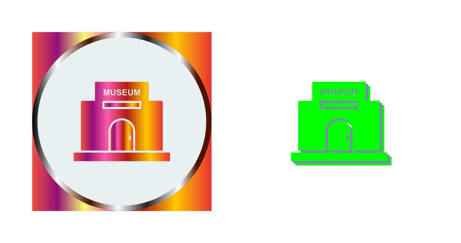 Museum Building Vector Icon