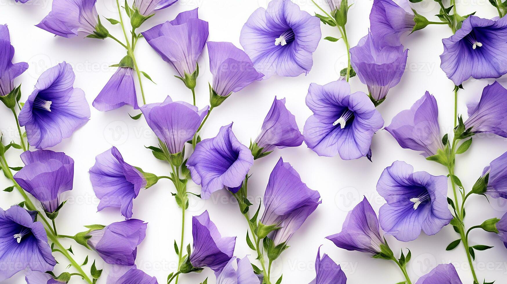 Canterbury flower patterned background. Flower texture background. Generative AI photo