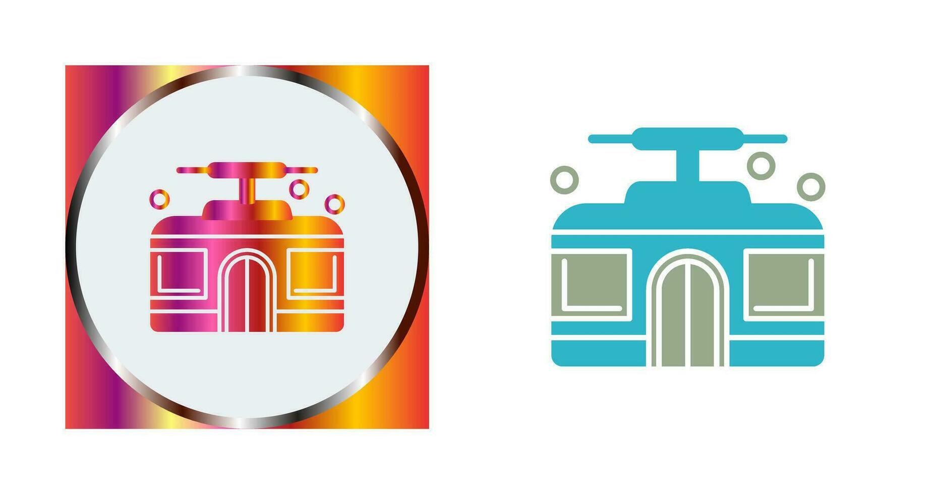 Cable Car Vector Icon