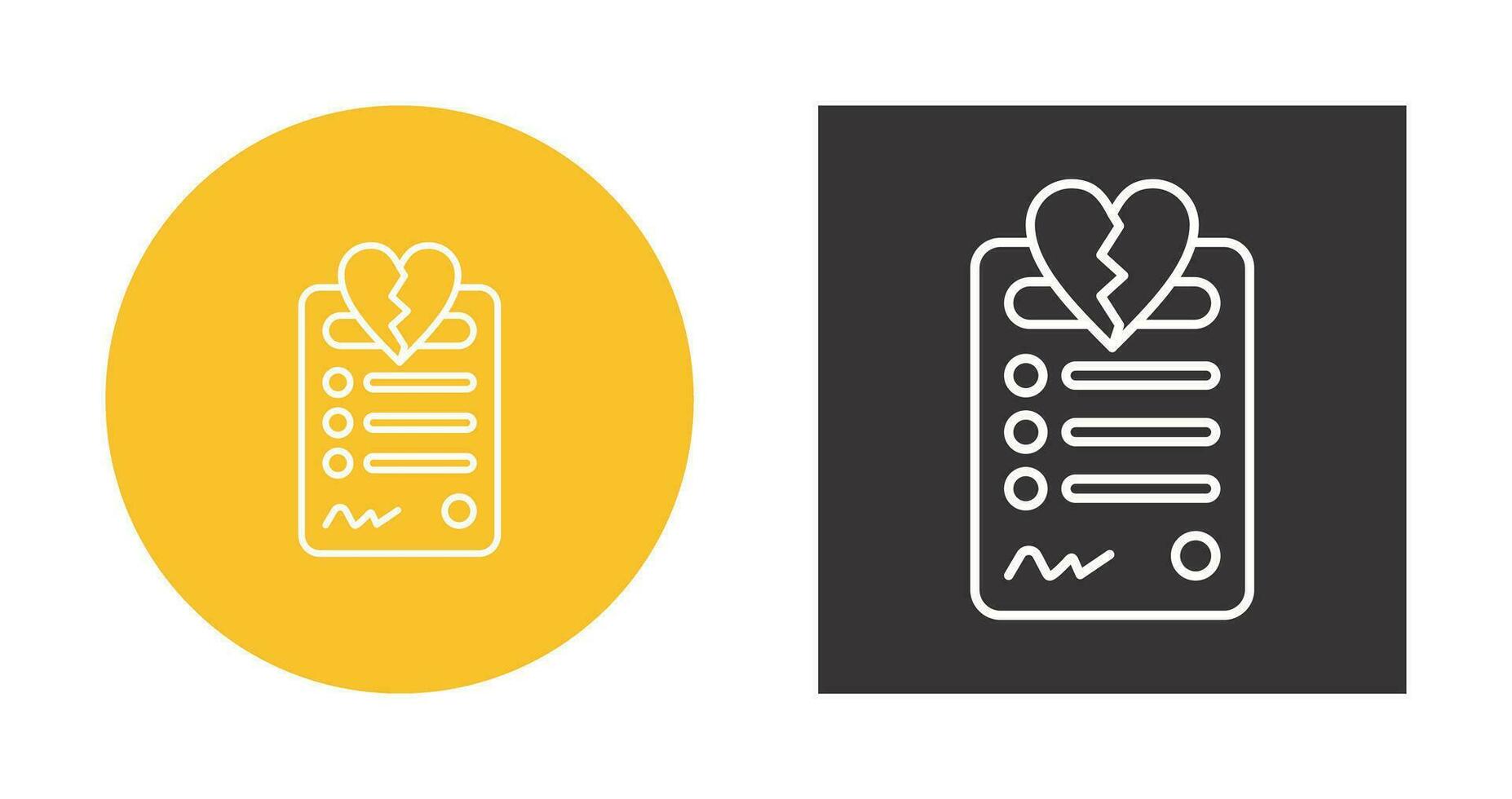 Divorce Vector Icon