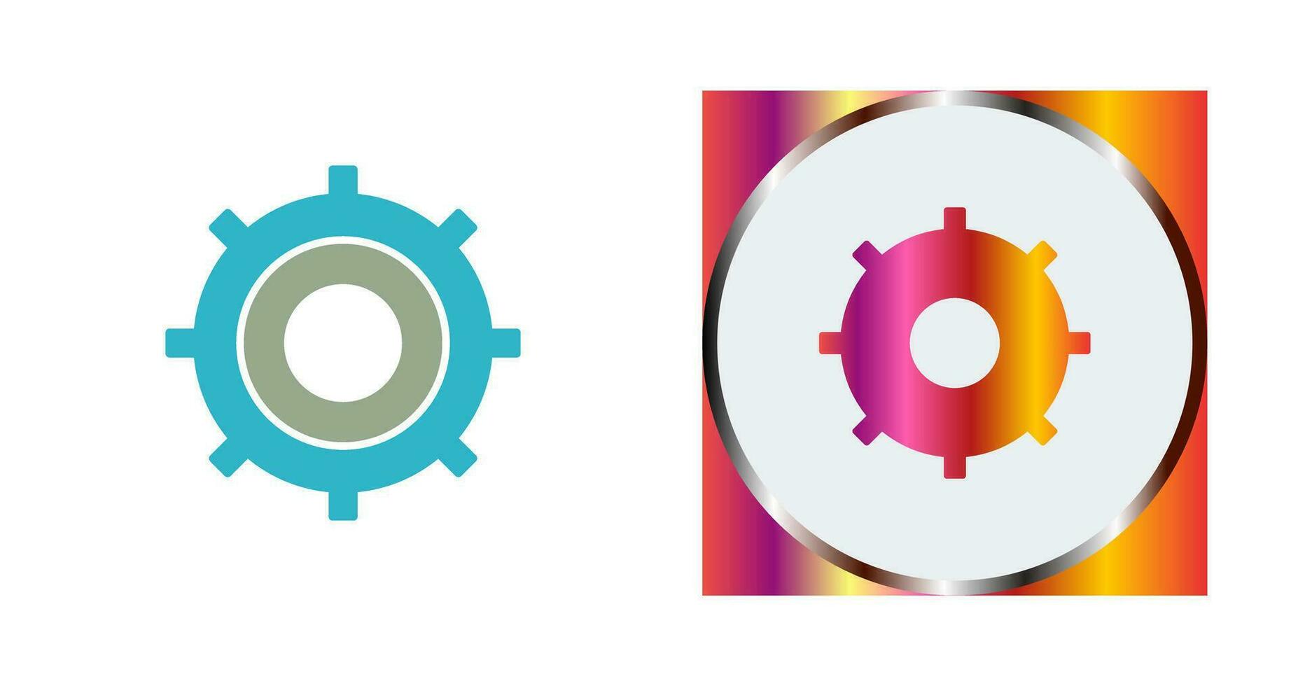 Unique Settings Vector Icon