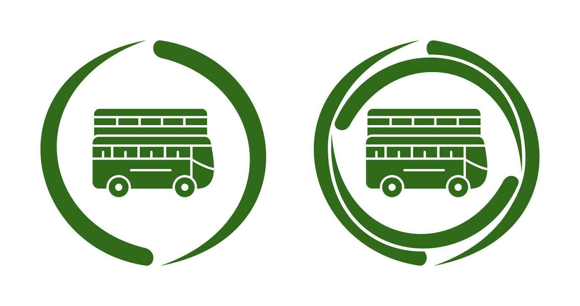 Double Bus Vector Icon