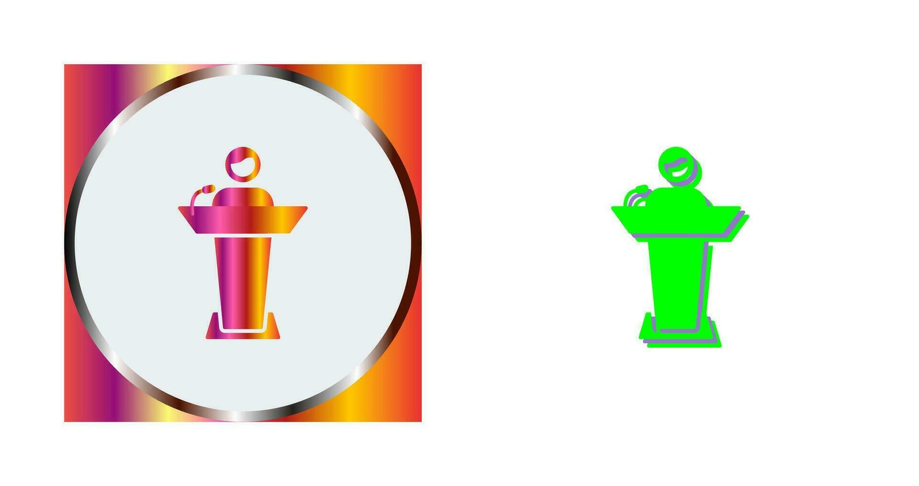 Elected Candidate Vector Icon