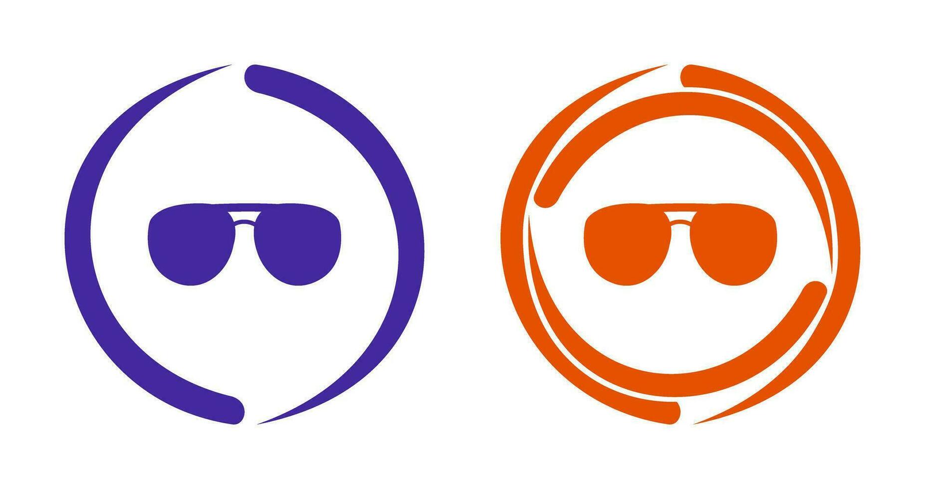 Unique Glasses Vector Icon