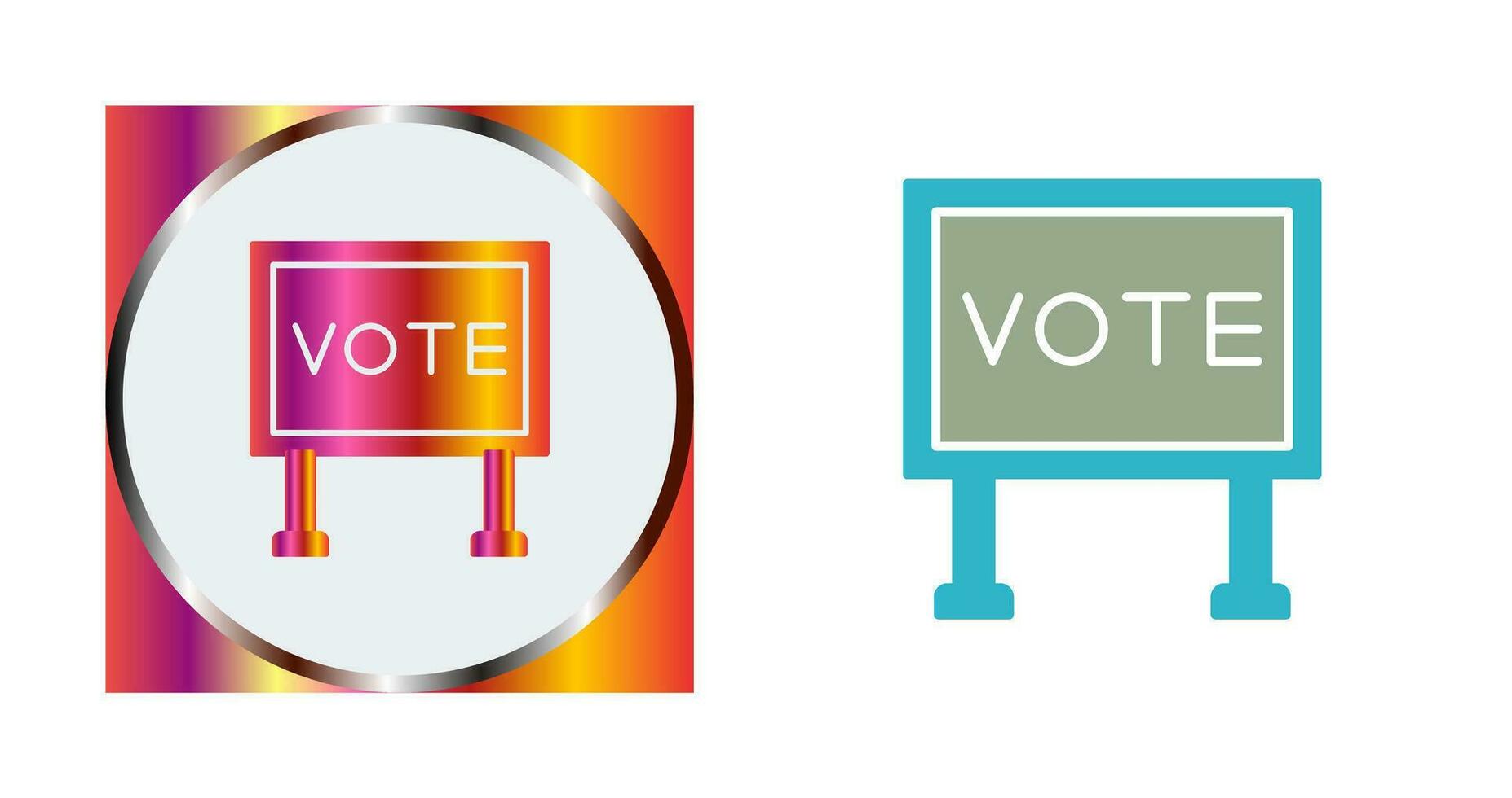 Billboard Vector Icon