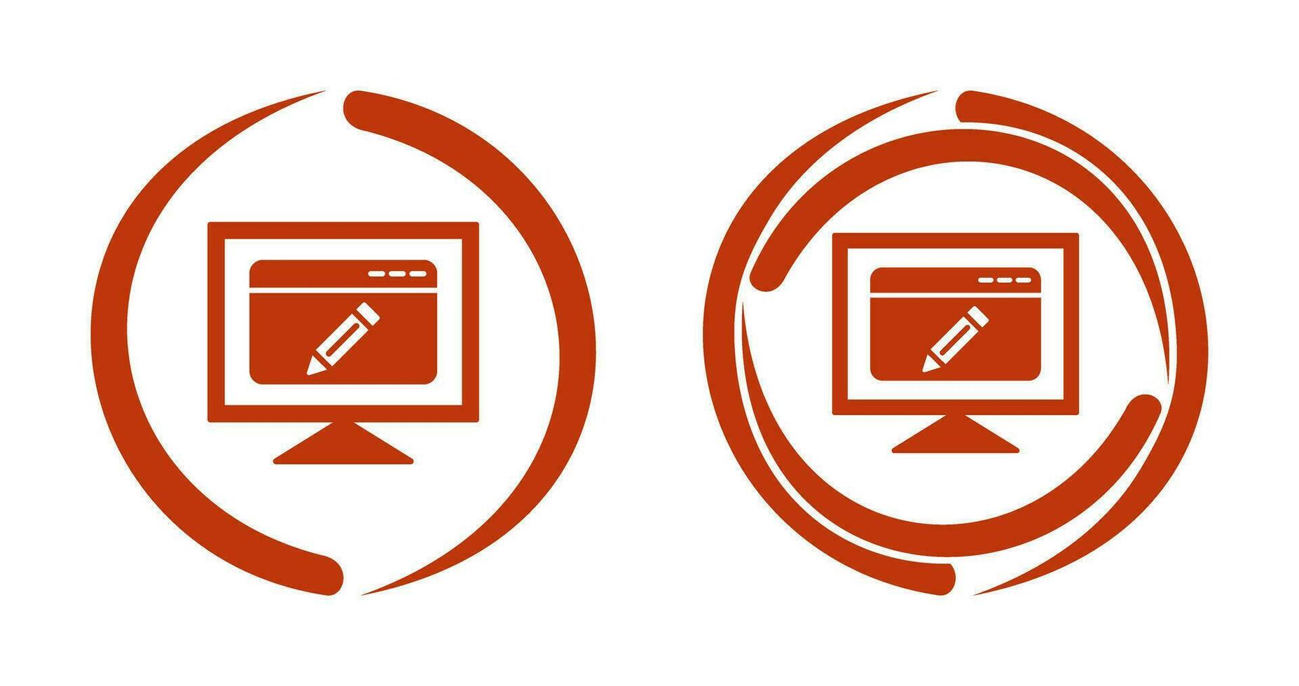 Edit Webpage Vector Icon