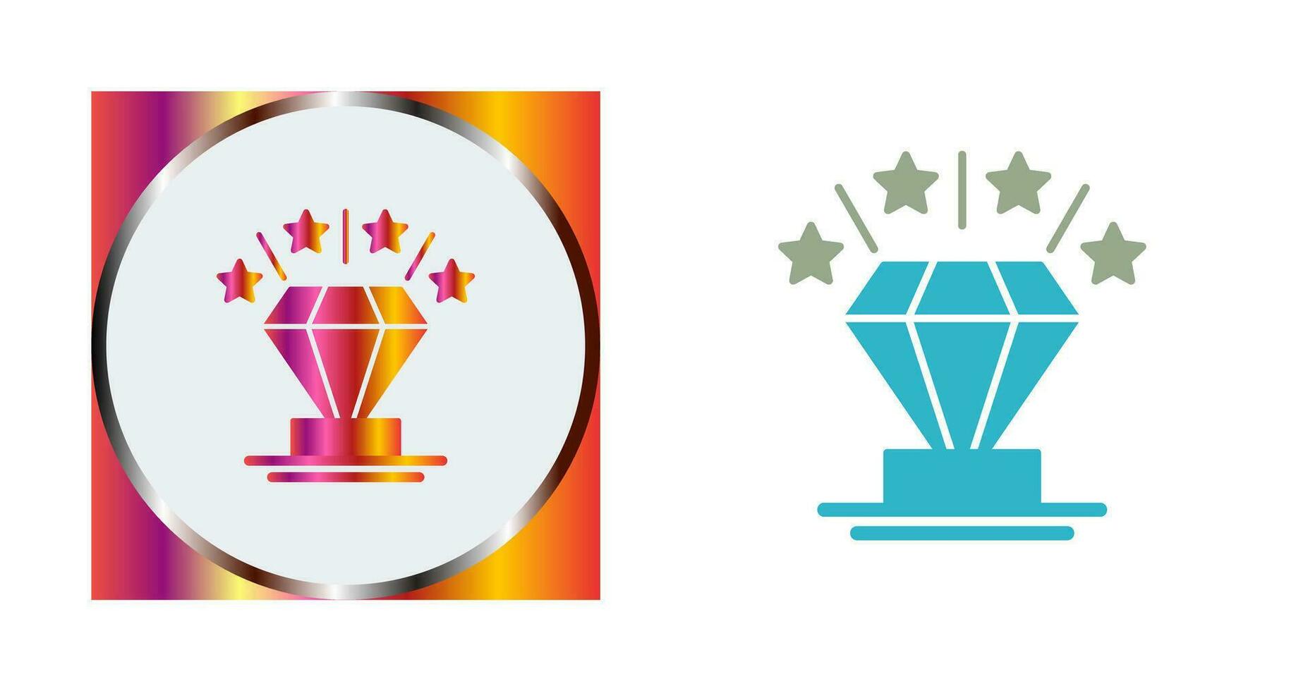 icono de vector de diamante