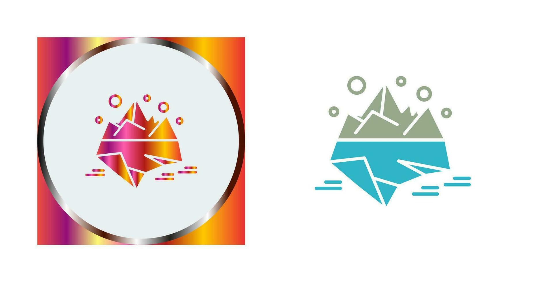 Iceberg Vector Icon
