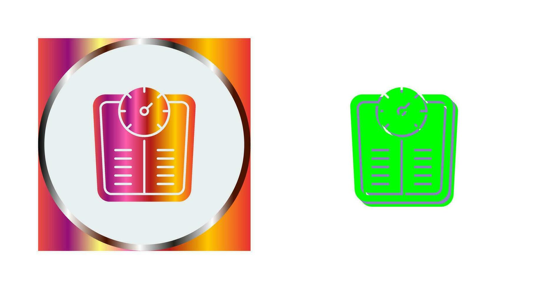 Weight Scale Vector Icon