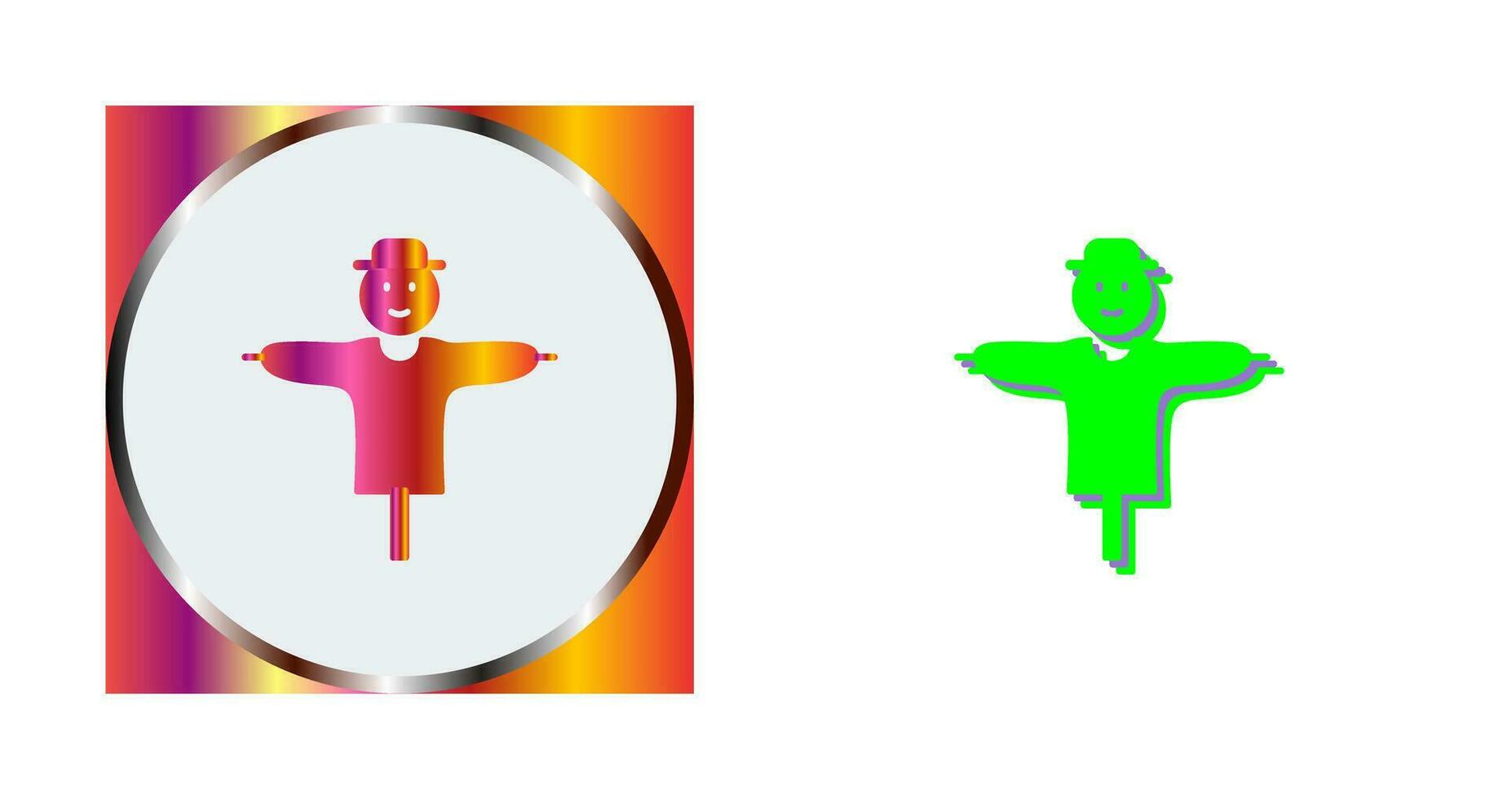 Scare Crow Vector Icon