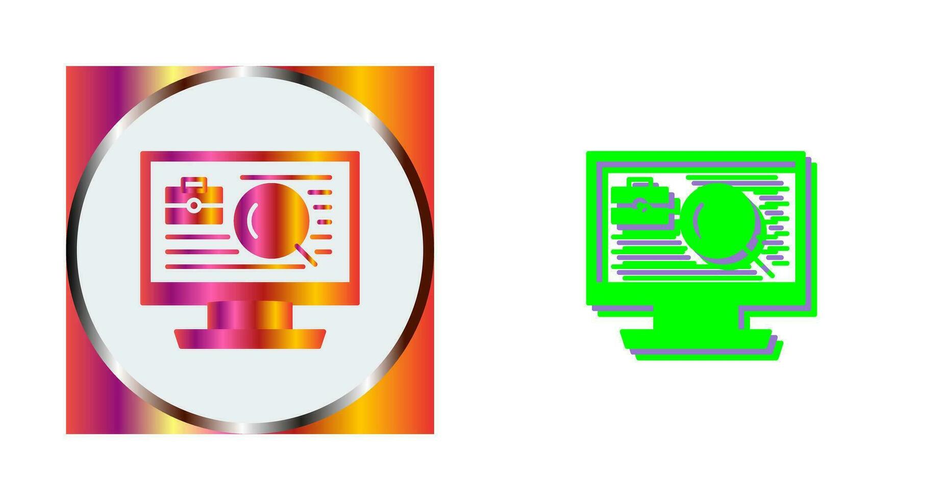 Job Search Vector Icon