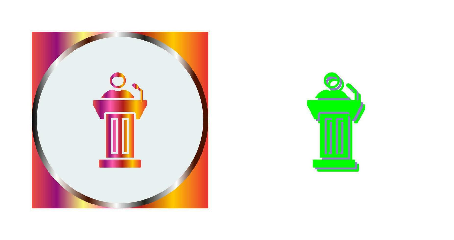 Podium Vector Icon