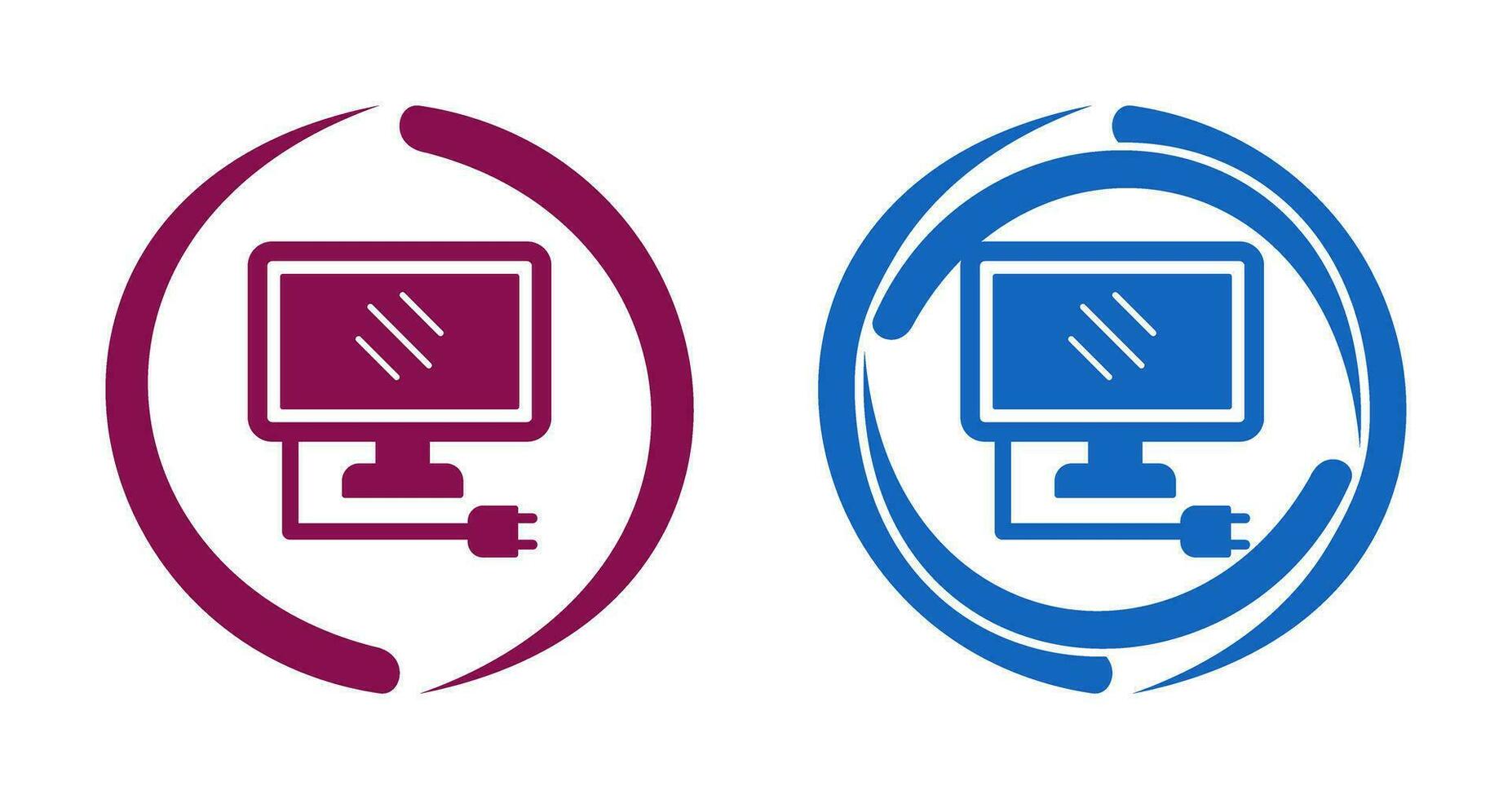 Monitor Vector Icon