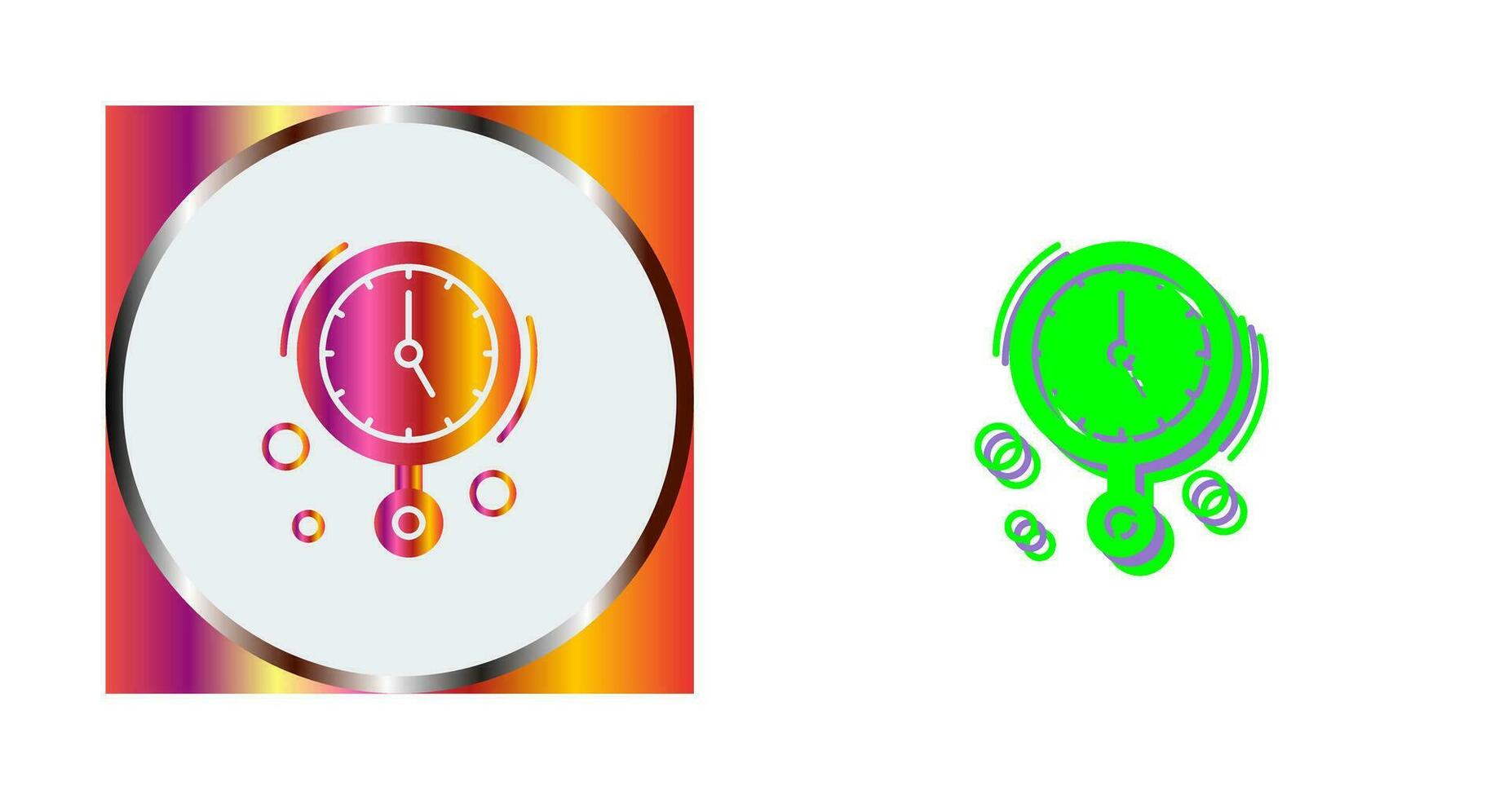 Wall Clock Vector Icon