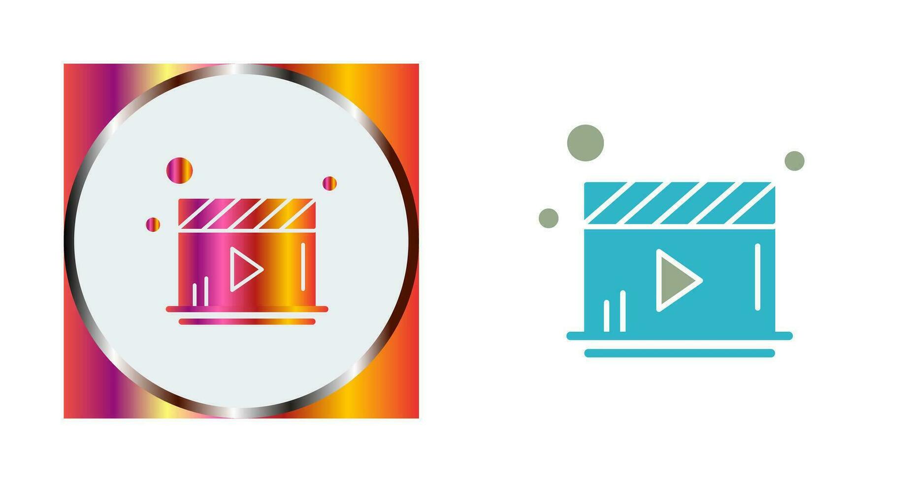 Video Player Vector Icon