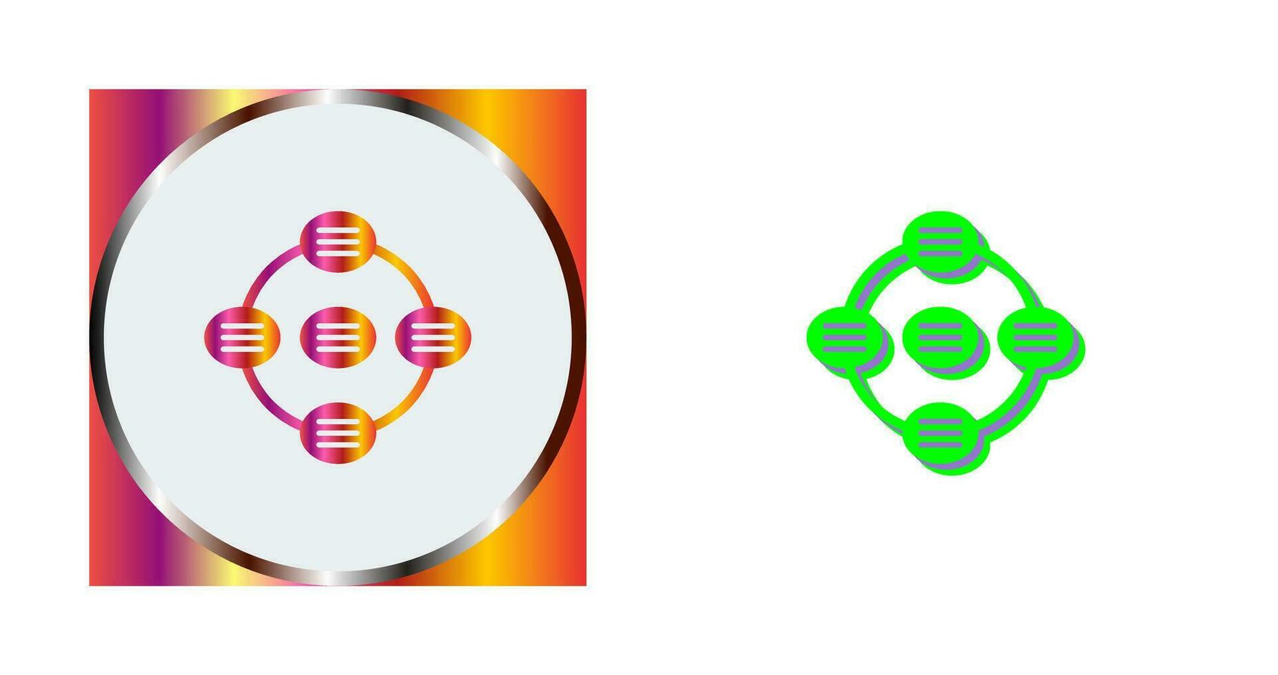 Unique Strategy Connsultation Vector Icon