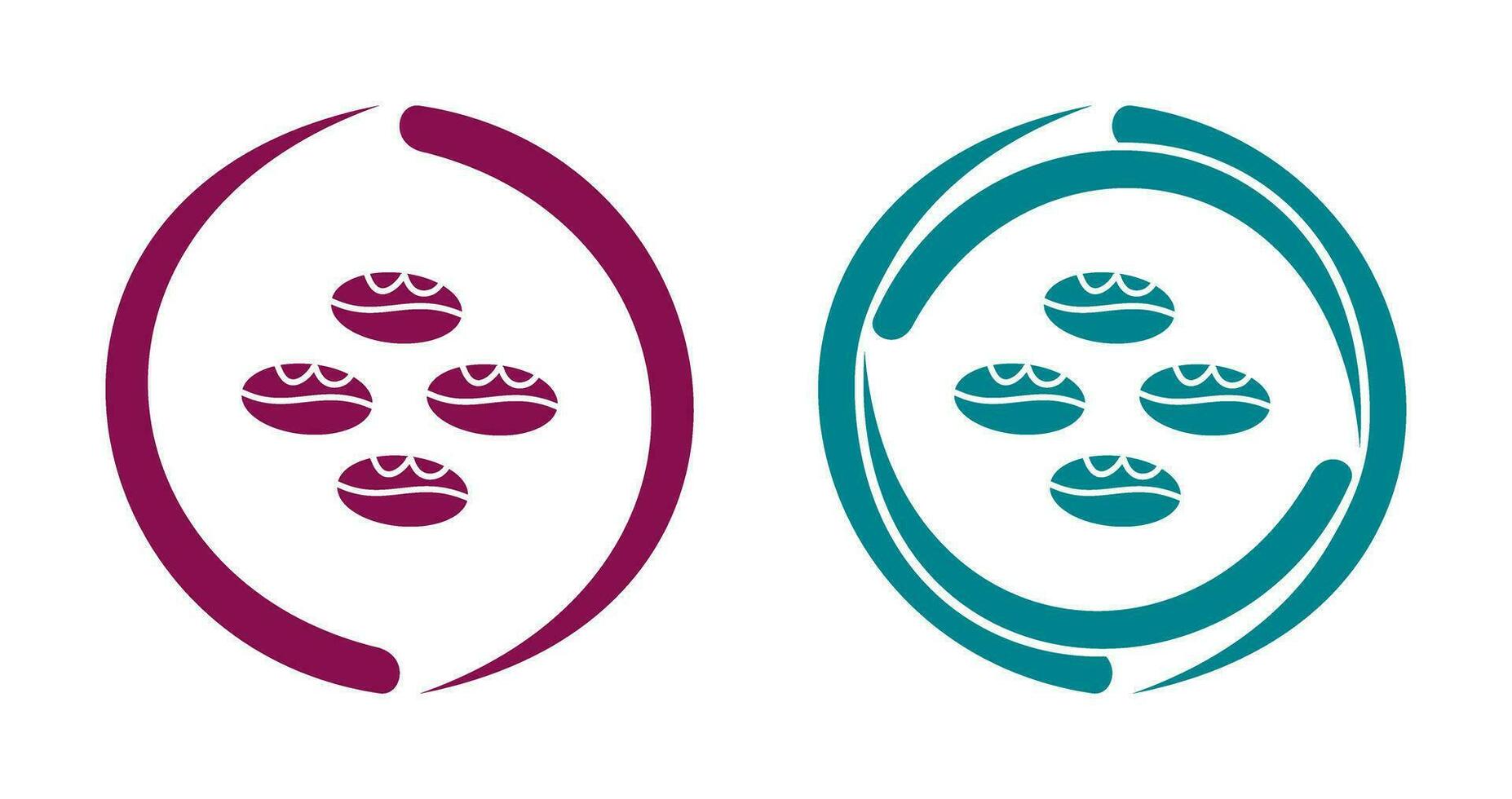 Coffee Beans Vector Icon