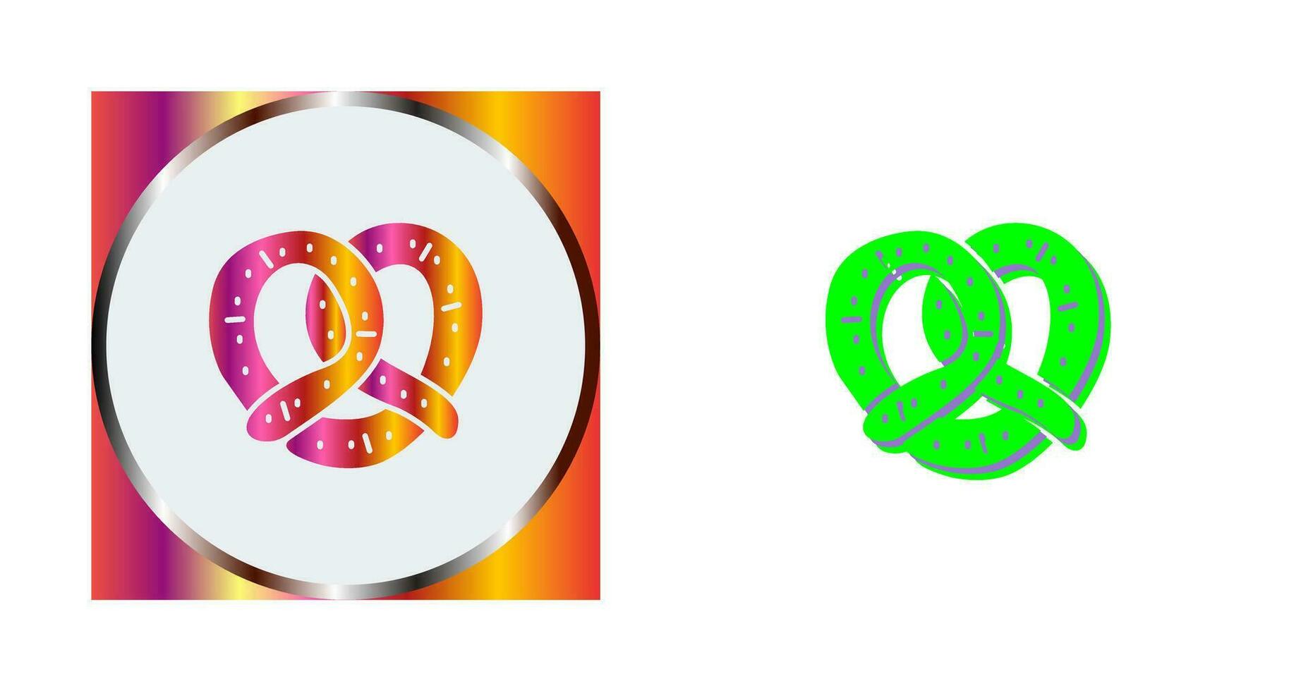 Pretzel Vector Icon