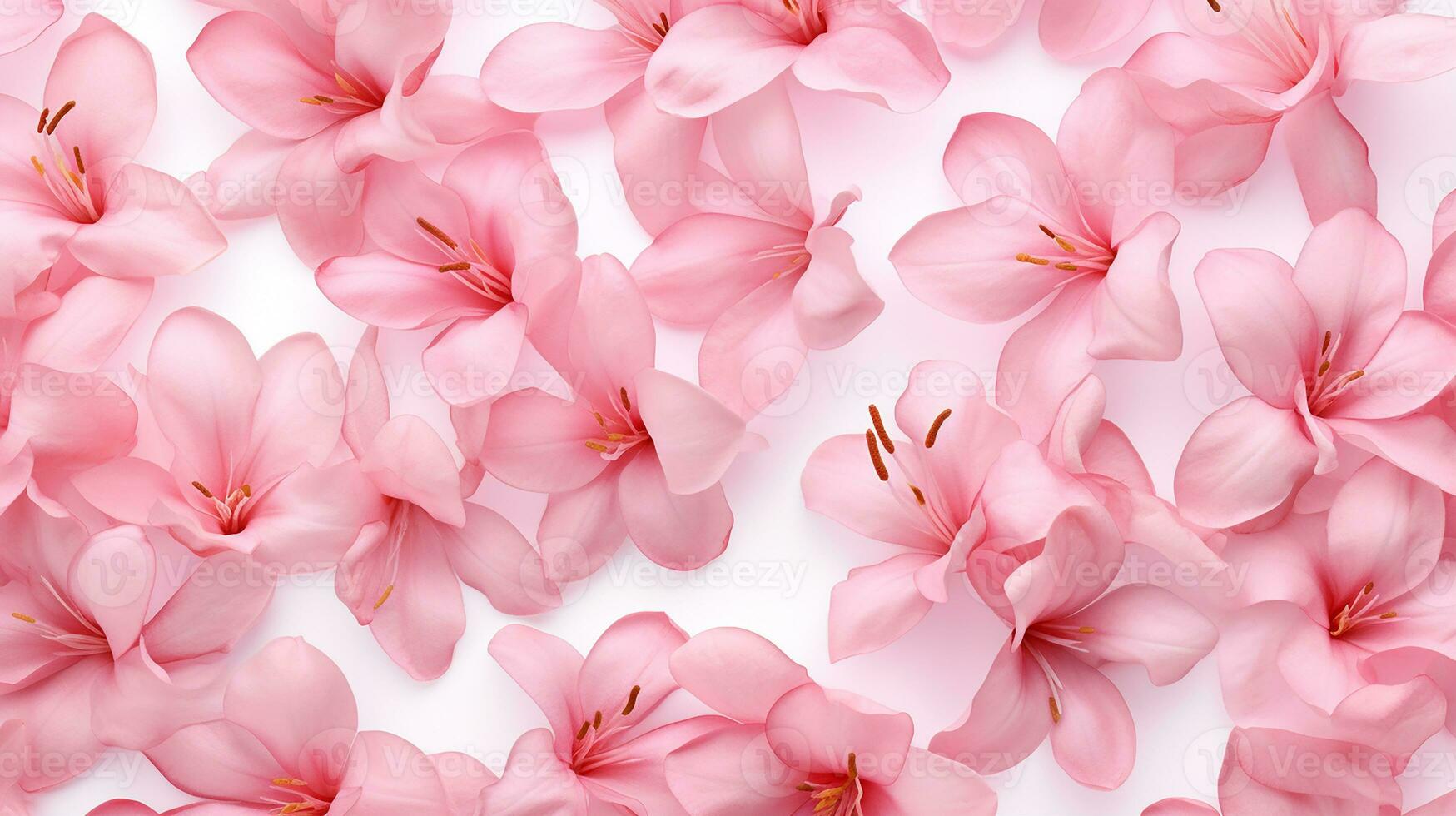 Azalea flower pattern background. Flower background texture. Generative AI photo