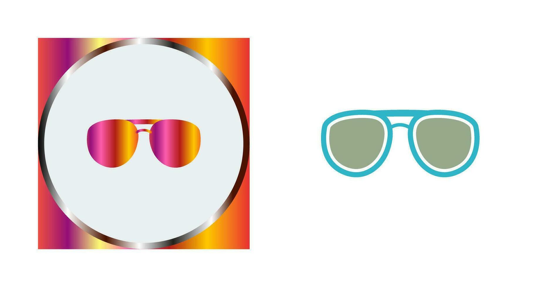 Unique Glasses Vector Icon