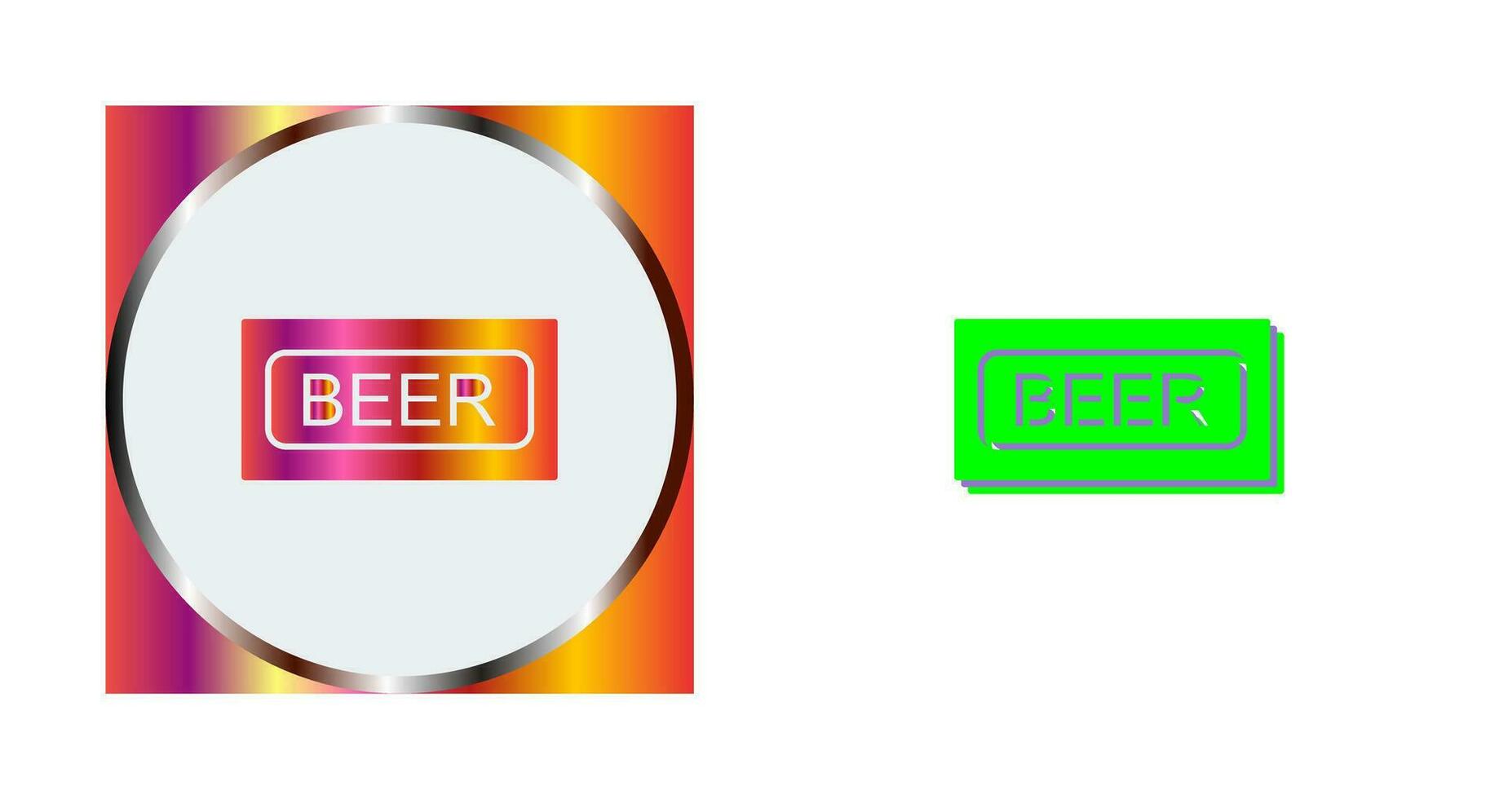 Beer Sign Vector Icon