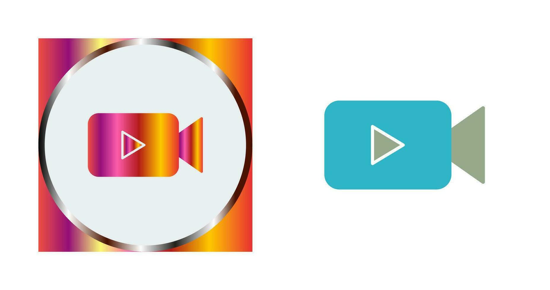 Unique Video Vector Icon