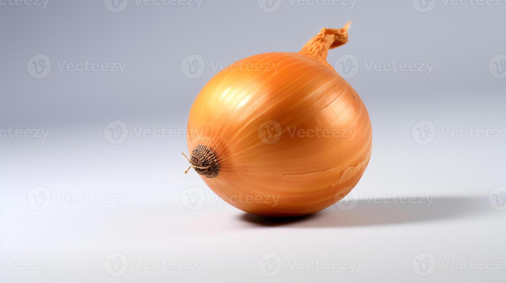 Photo of Onion isolated on white background. generative ai