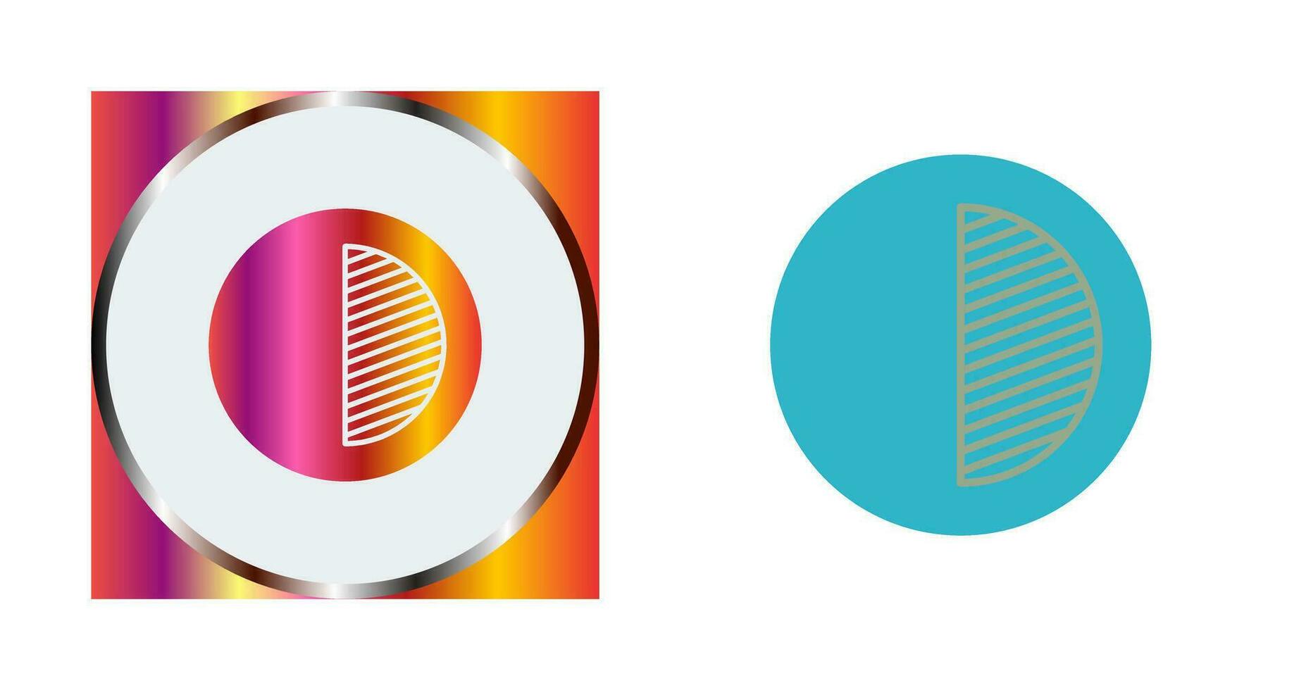 Unique Contrast Vector Icon