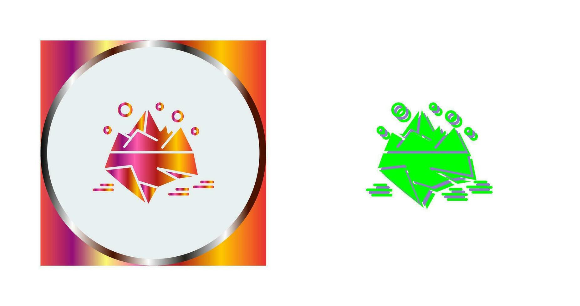 Iceberg Vector Icon