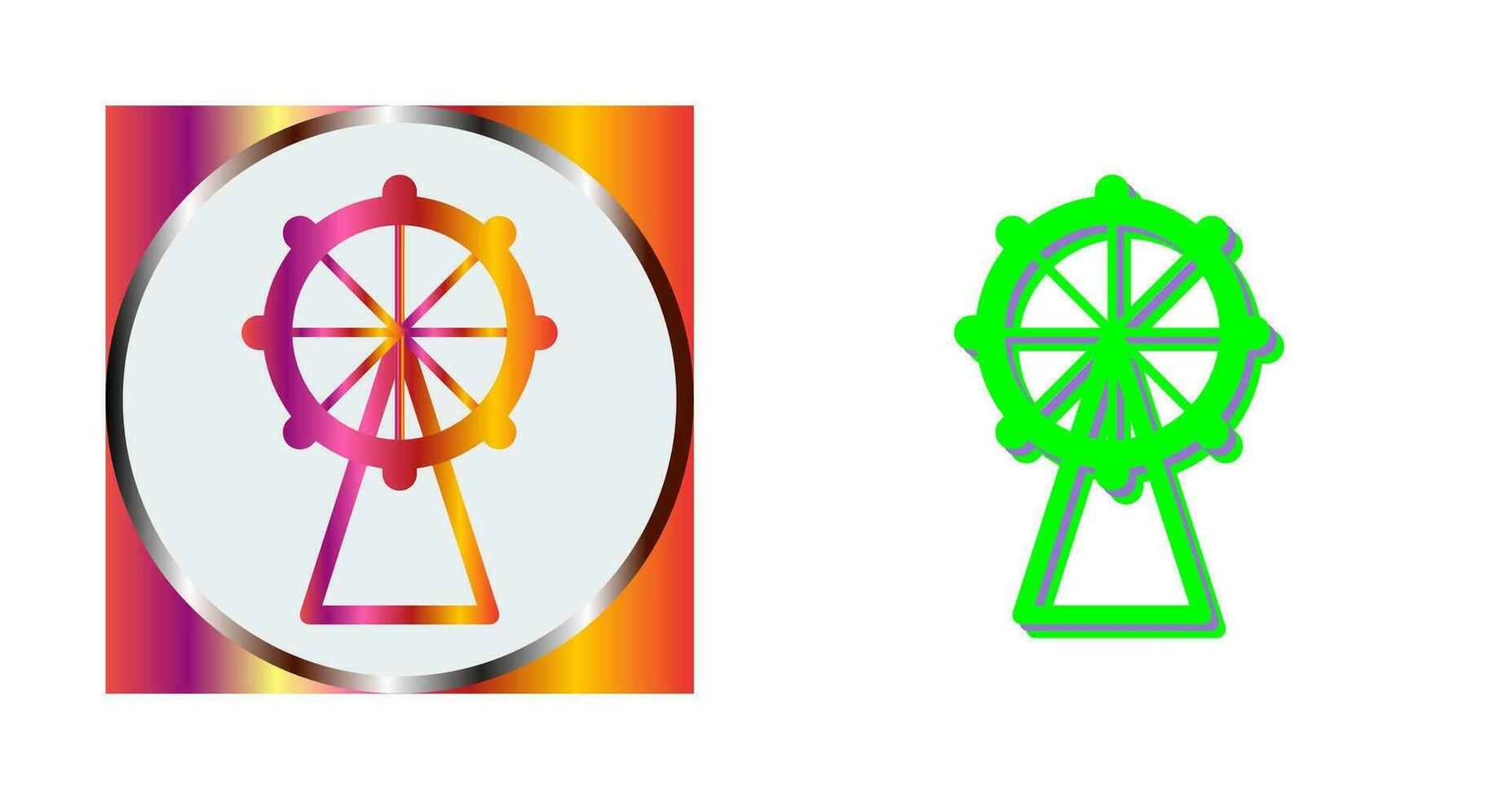 Ferris Wheel Vector Icon