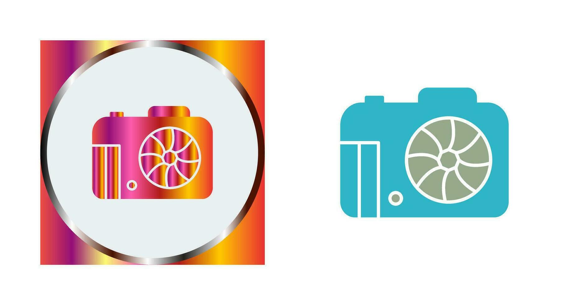 Unique Camera Vector Icon