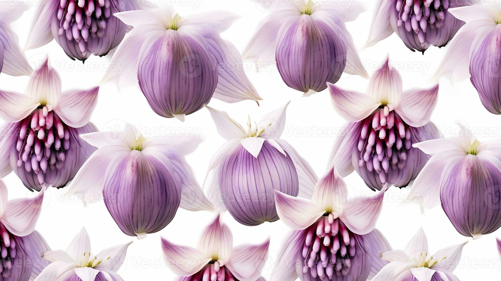 Fritillaria flower patterned background. Flower texture background. Generative AI photo