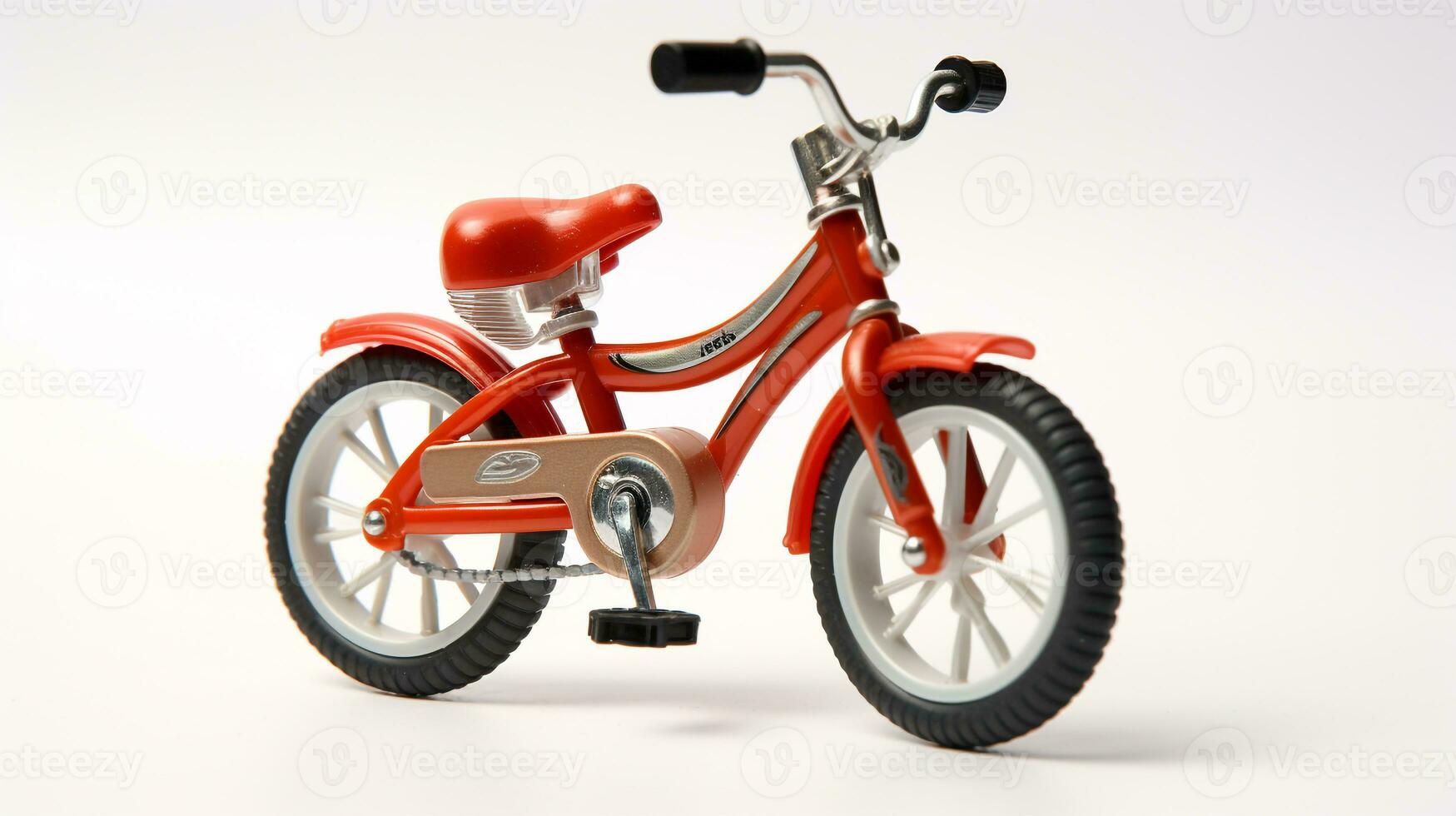 Displaying a 3D miniature Hybrid Bike. Generative AI photo