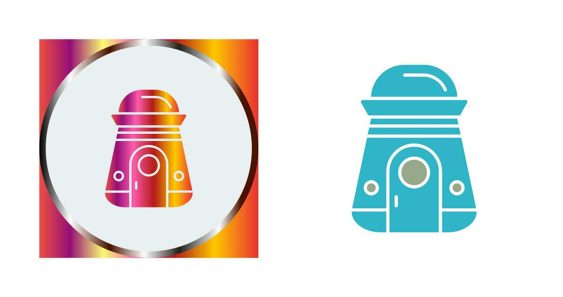Space Capsule Vector Icon