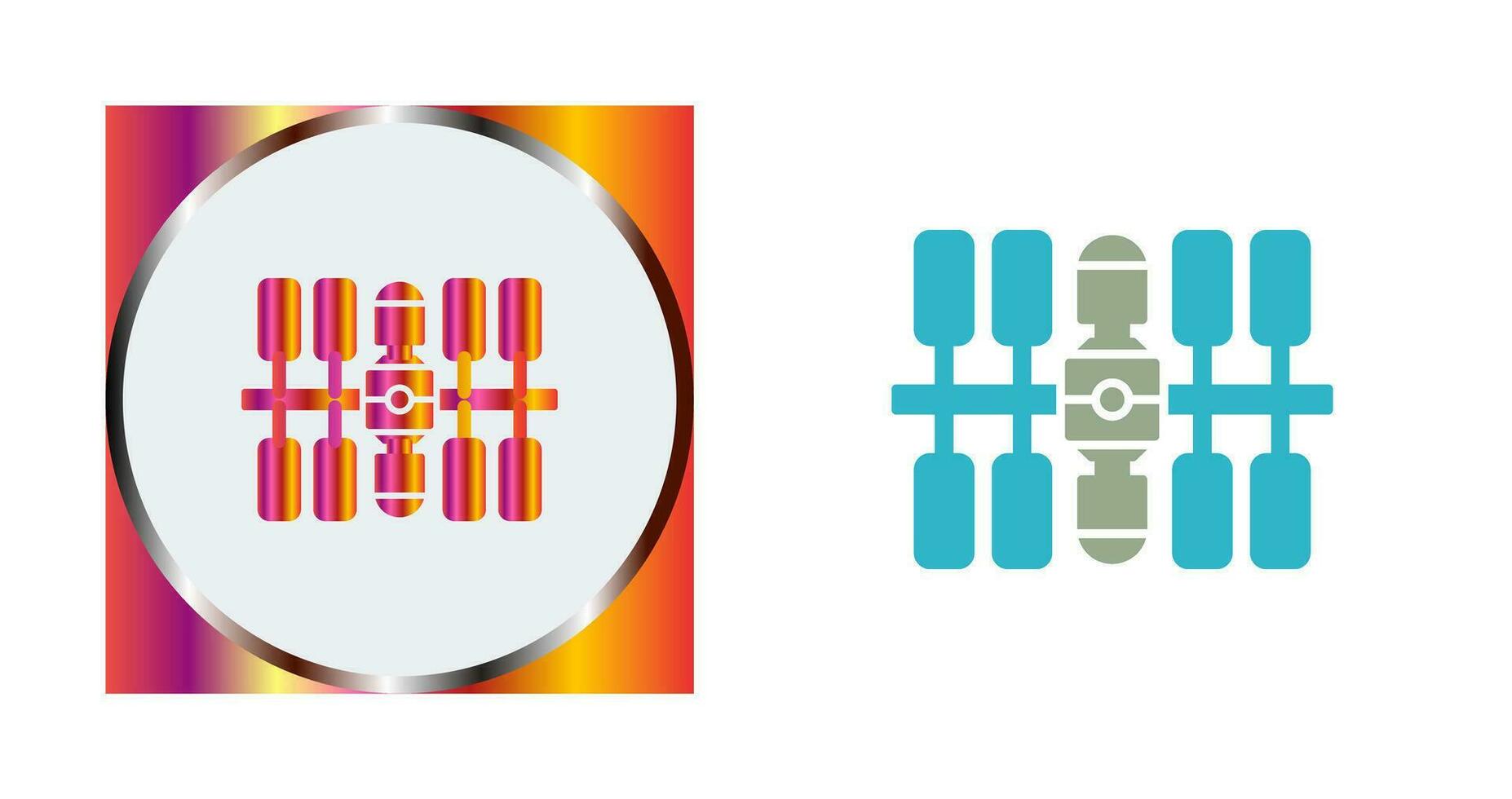 Space Station Vector Icon