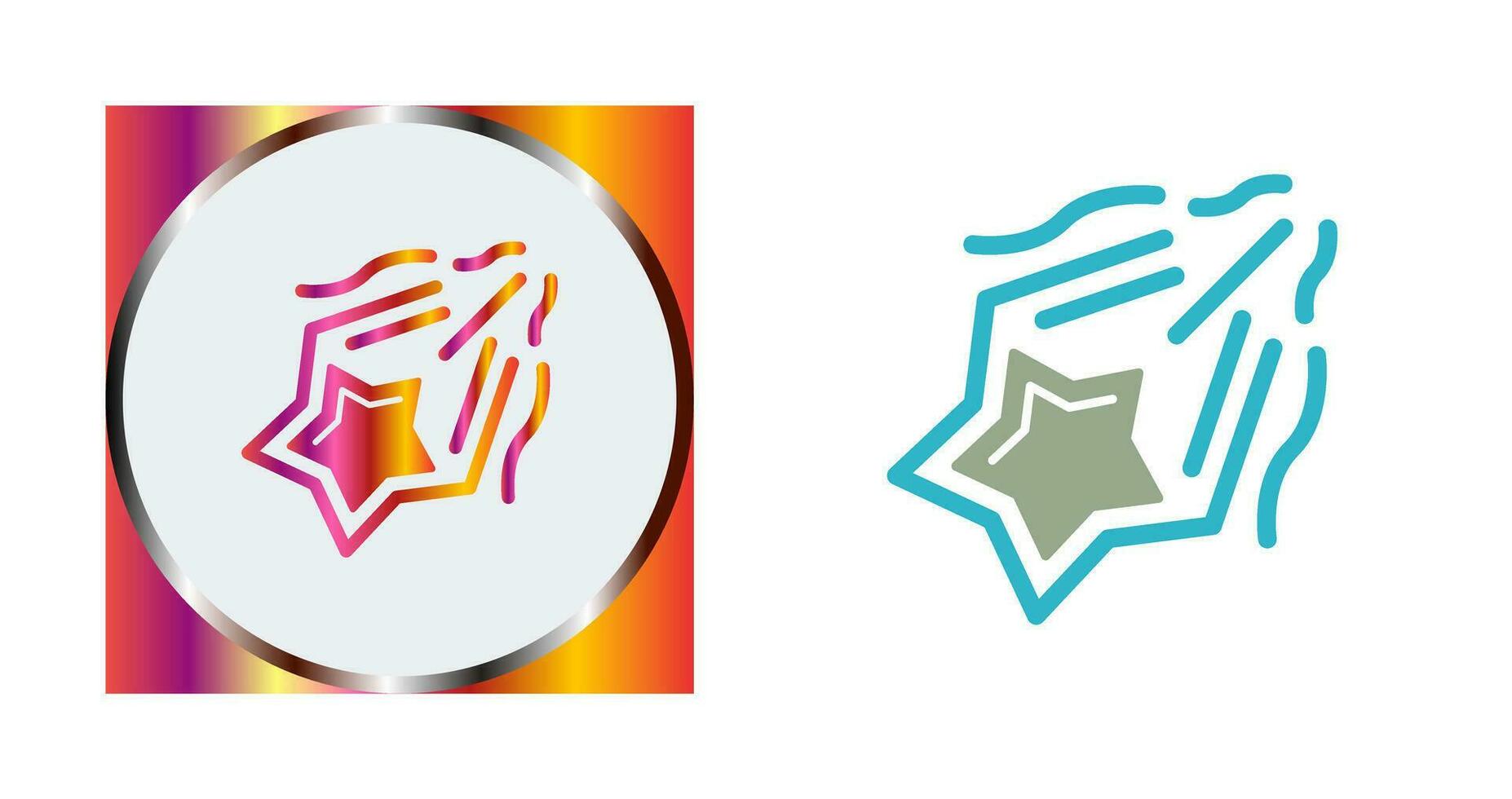 Shooting Star Vector Icon