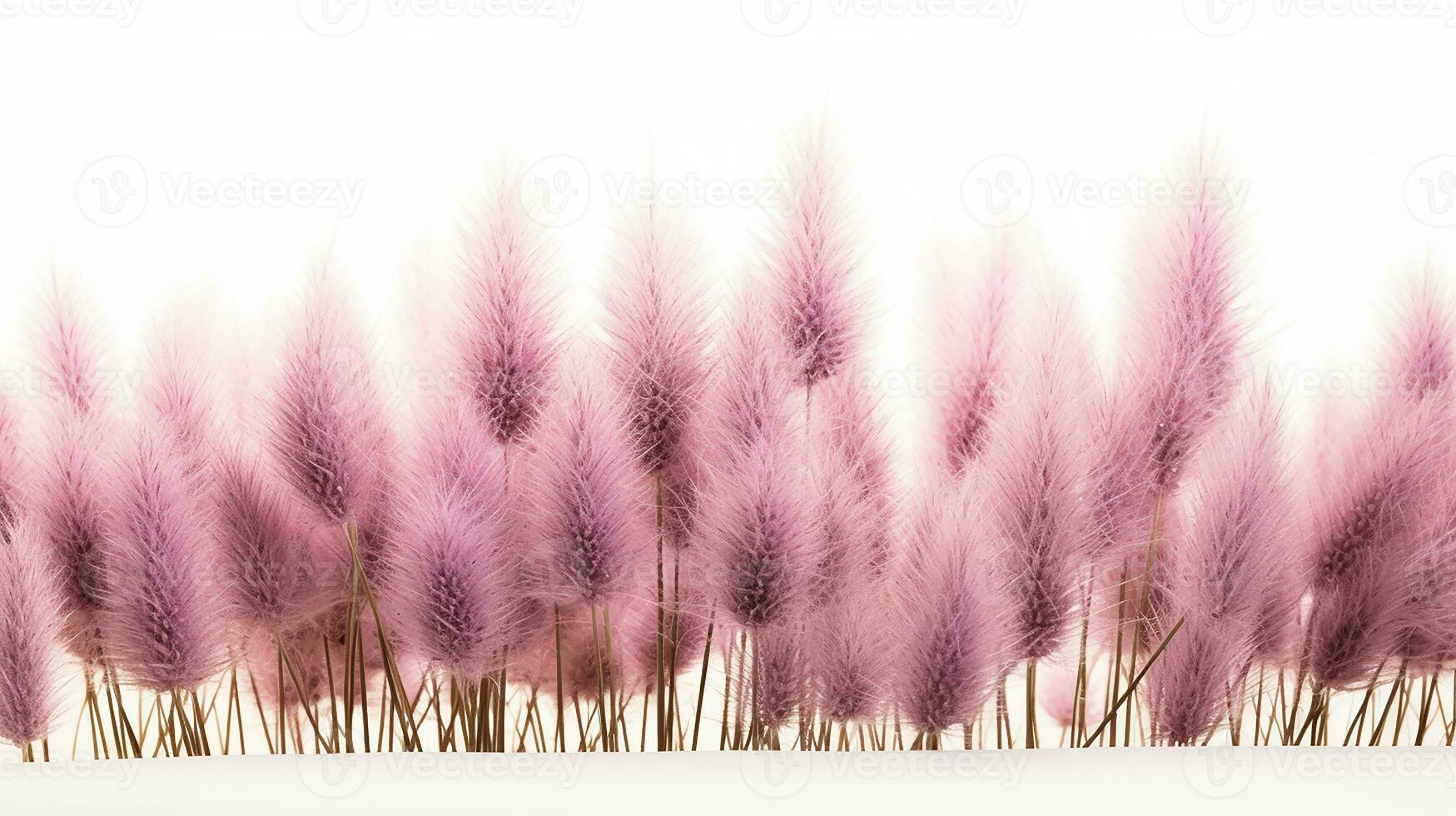 Fountain Grass flower patterned background. Flower texture background. Generative AI photo