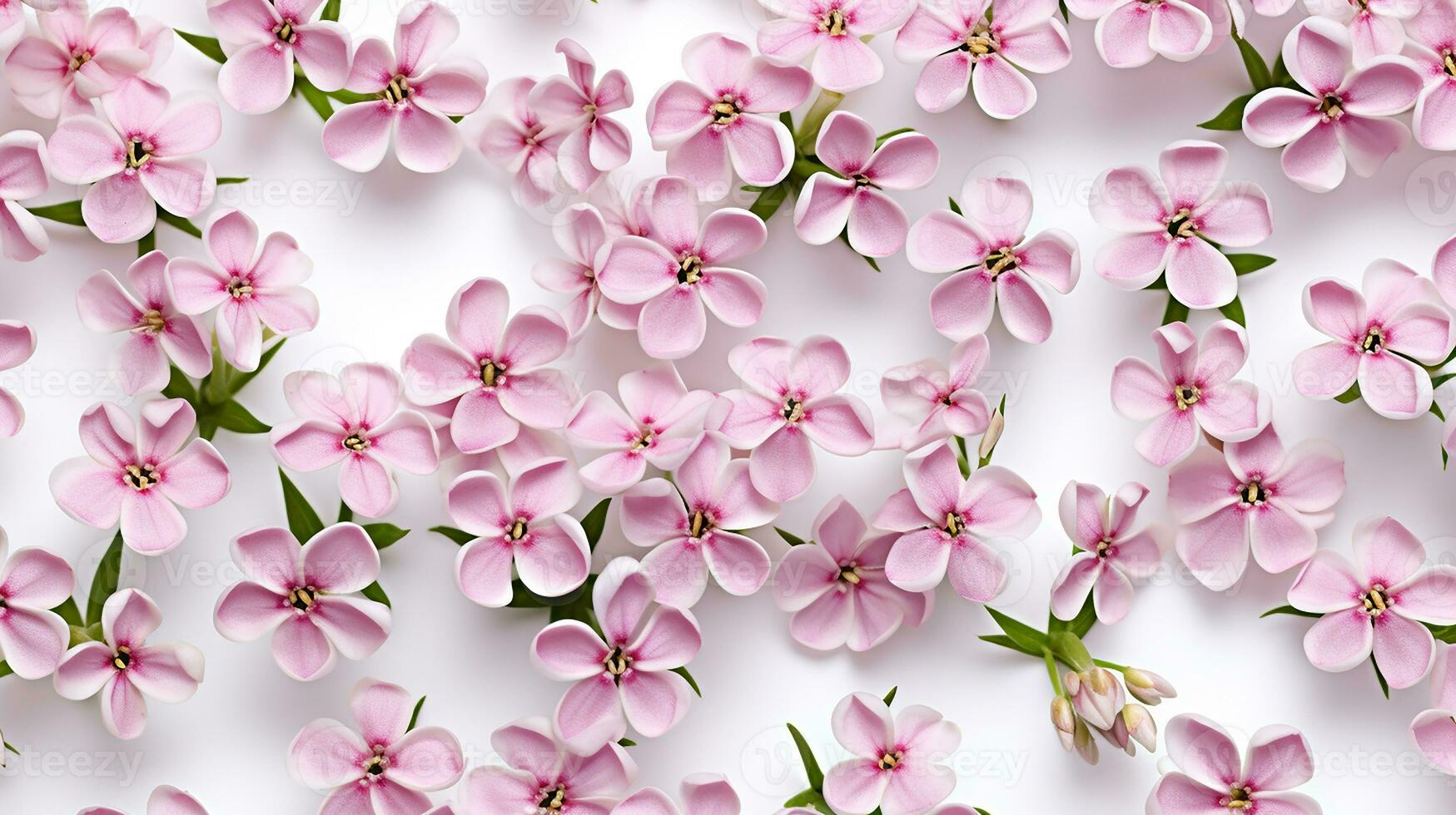 Candytuft flower pattern background. Flower background texture. Generate AI photo