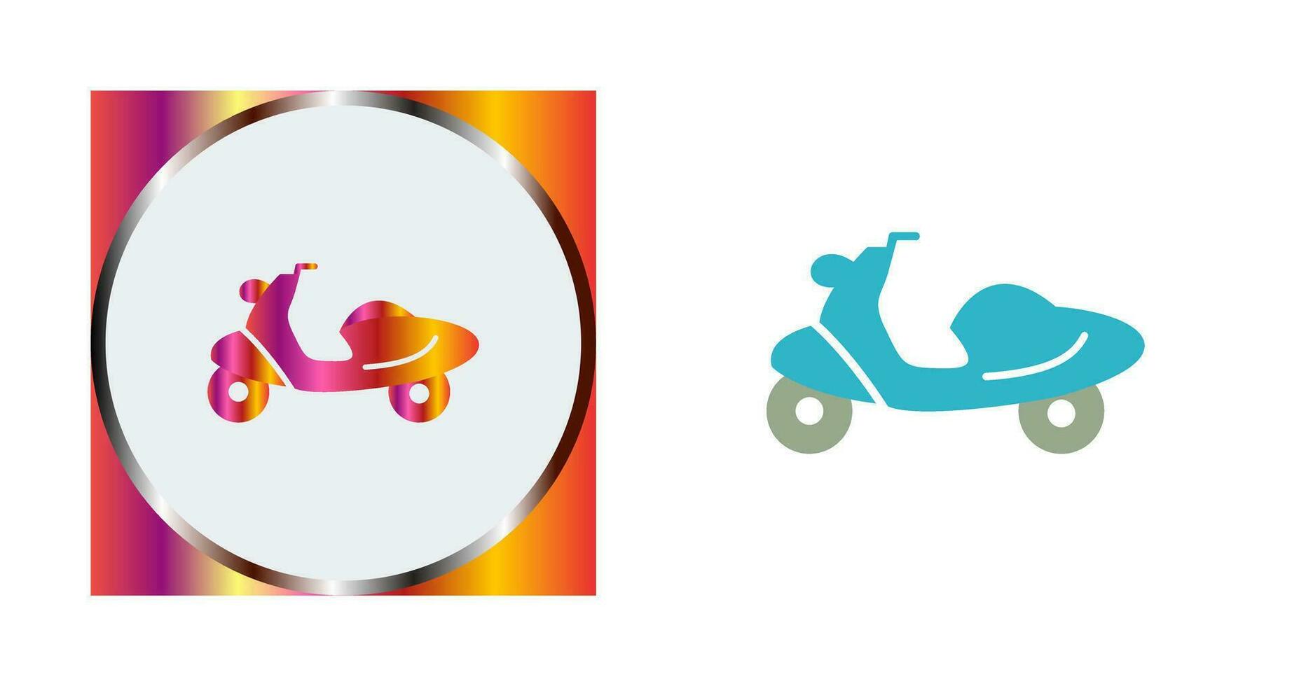 icono de vector de scooter