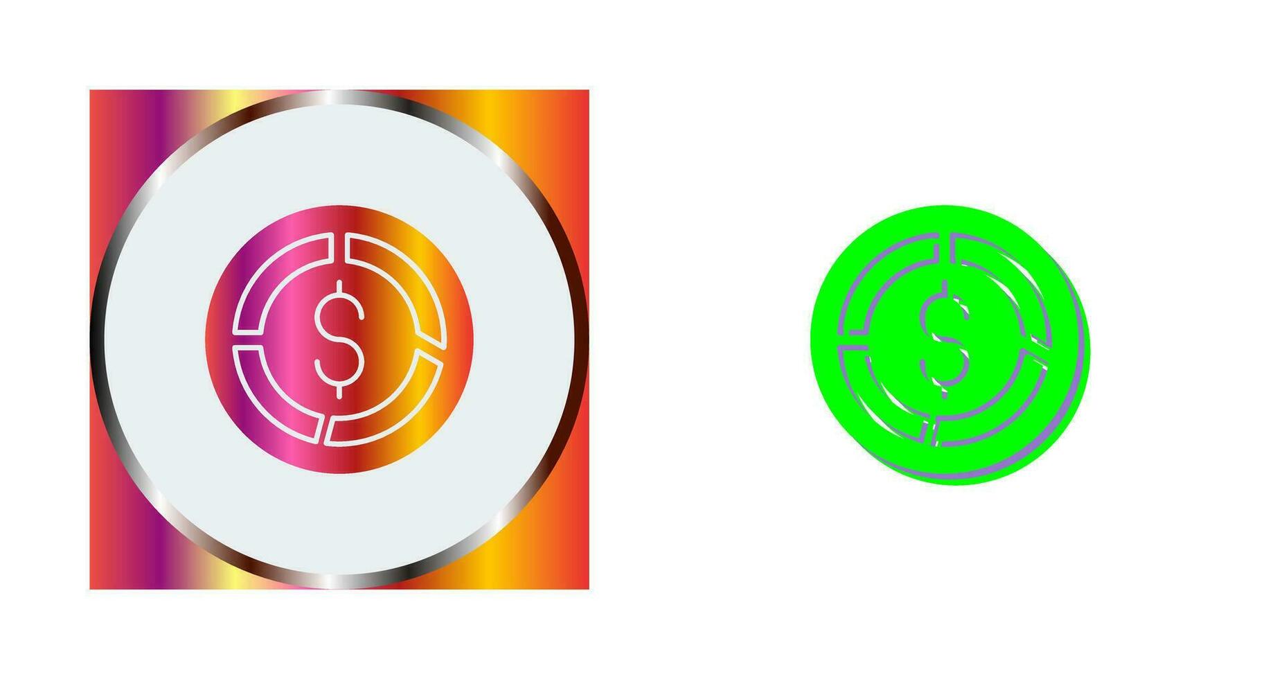 Pie Chart Vector Icon