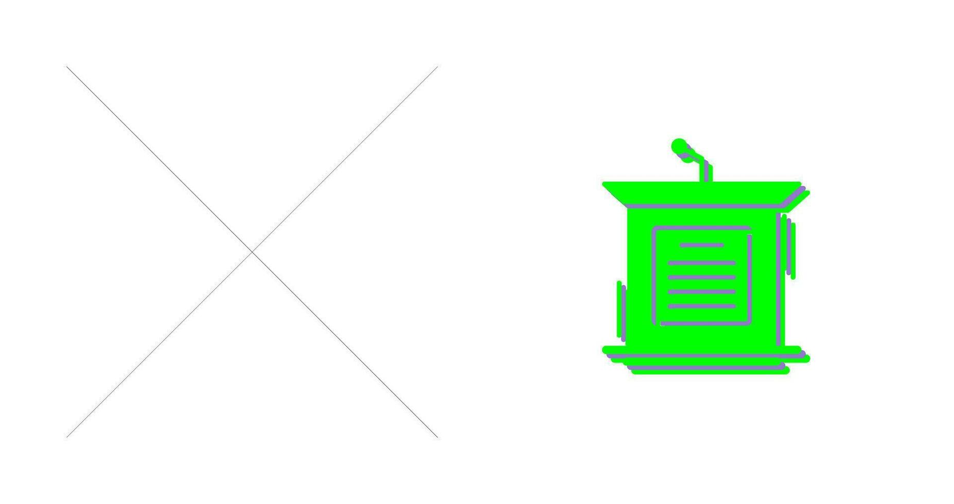 Podium Vector Icon