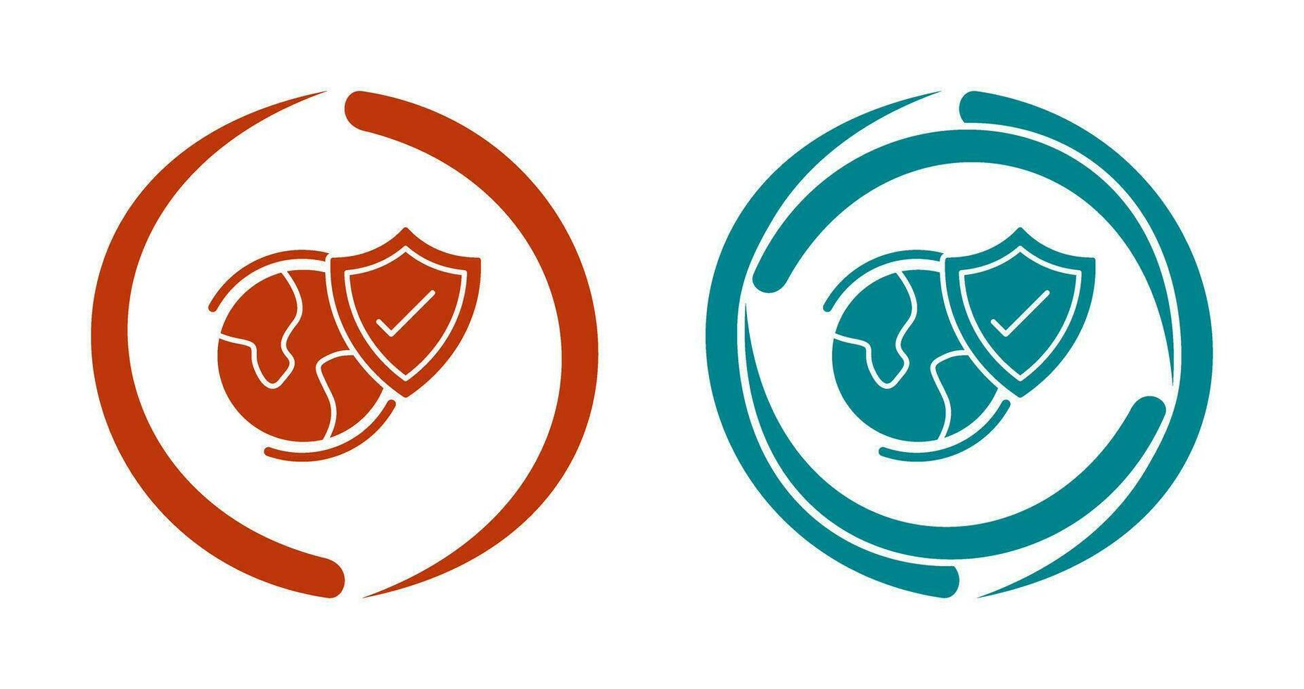 Worldwide Security Vector Icon