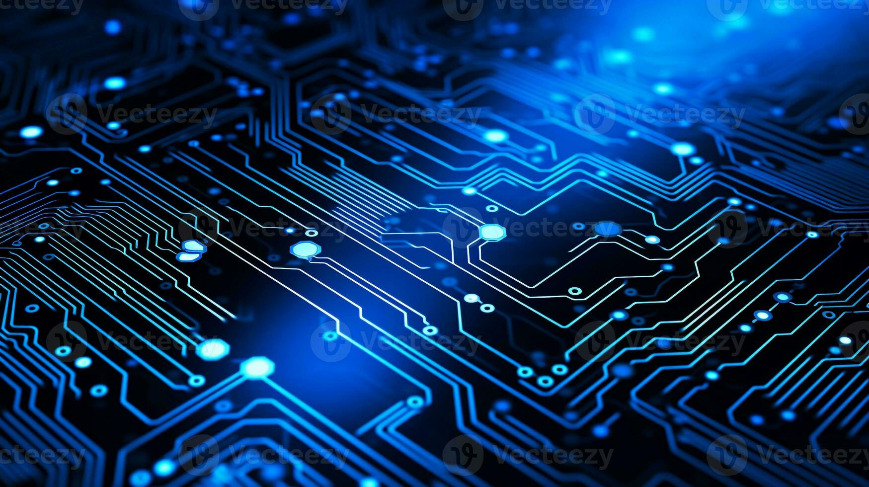 Circuit programming in blue background 29858139 Stock Photo at Vecteezy
